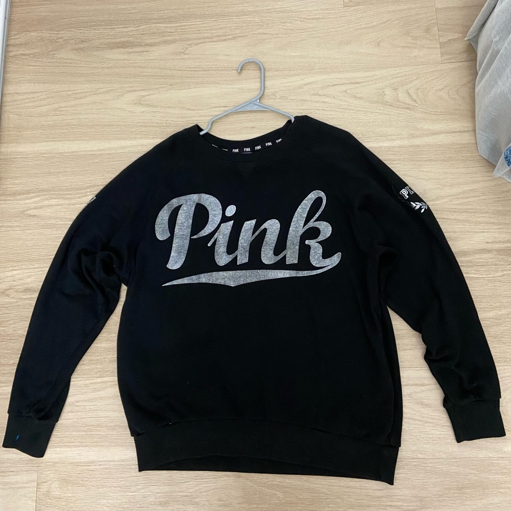 PINK Victoria’s Secret Black Coat. Size Small. $7